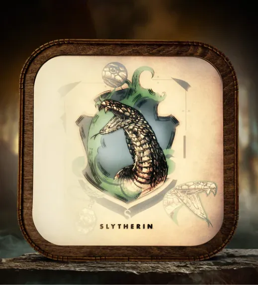 Wooden Acrylic Harry Potter Night Light Serpent of Slytherin